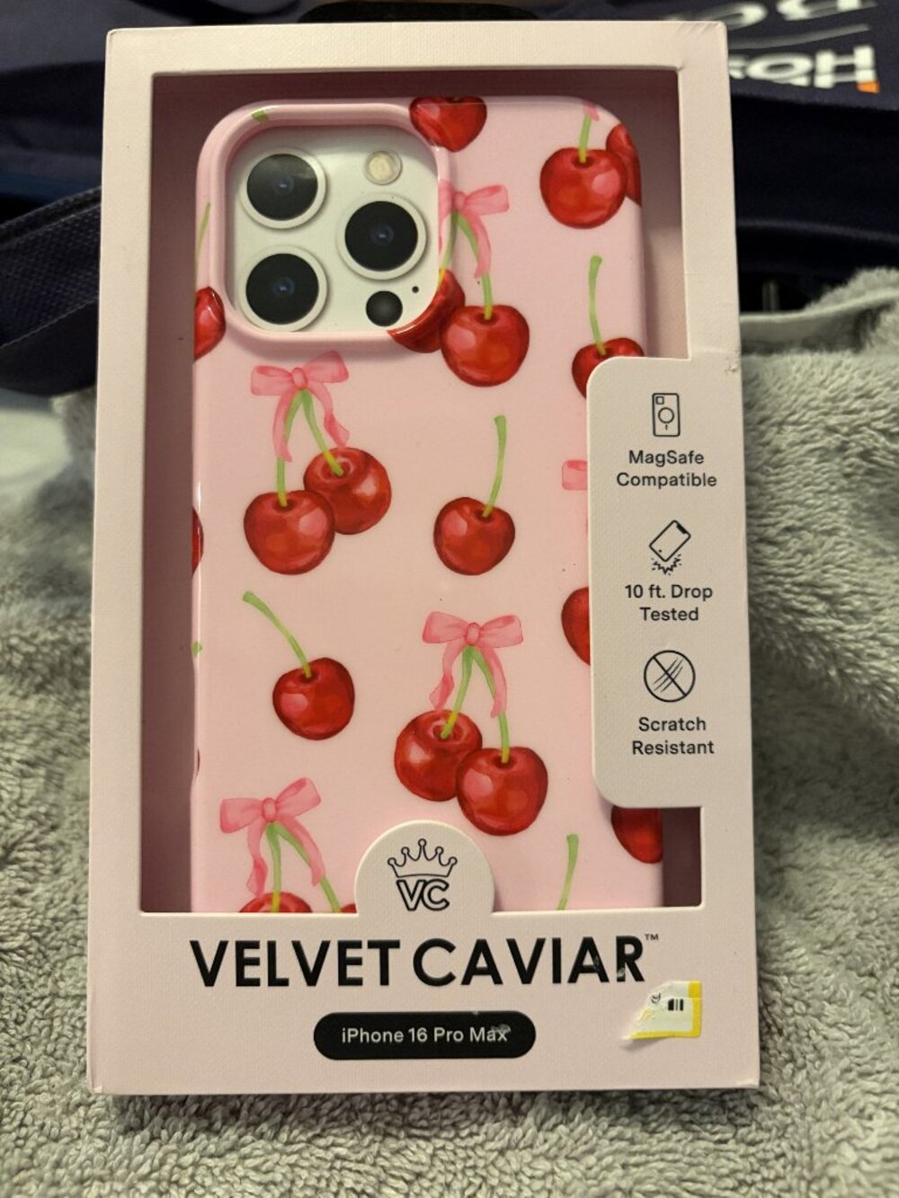 Velvet Caviar iPhone 16 Pro Max Case - Pink Cherry MagSafe